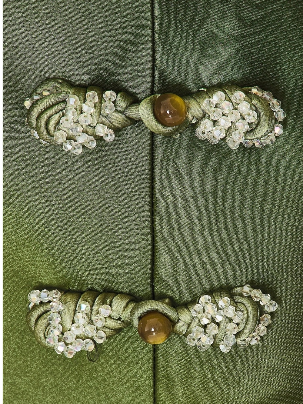Sau Lee Priscilla Dress - Olive Green - Picture 6 of 6